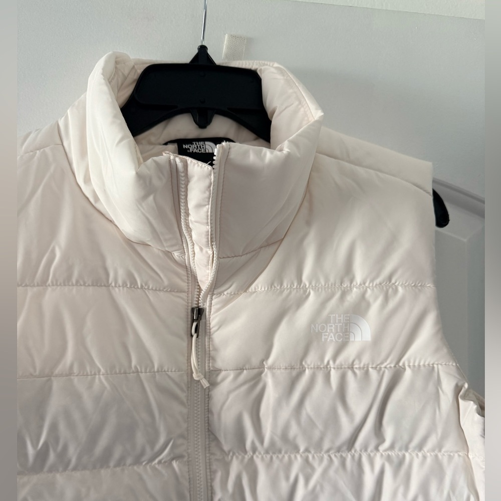 The North Face Vest Aconcagua Womens XL Down Cream White